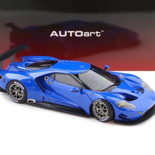 1:18 AUTOart Ford GT LM Le Mans 2018 Plain Body Color Version blue