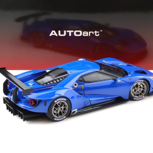 1:18 AUTOart Ford GT LM Le Mans 2018 Plain Body Color Version blue