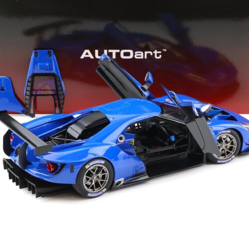 1:18 AUTOart Ford GT LM Le Mans 2018 Plain Body Color Version blue