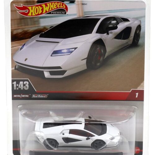 1:43 Hot Wheels Premium 2024 Lamborghini Countach LPI 800-4 white