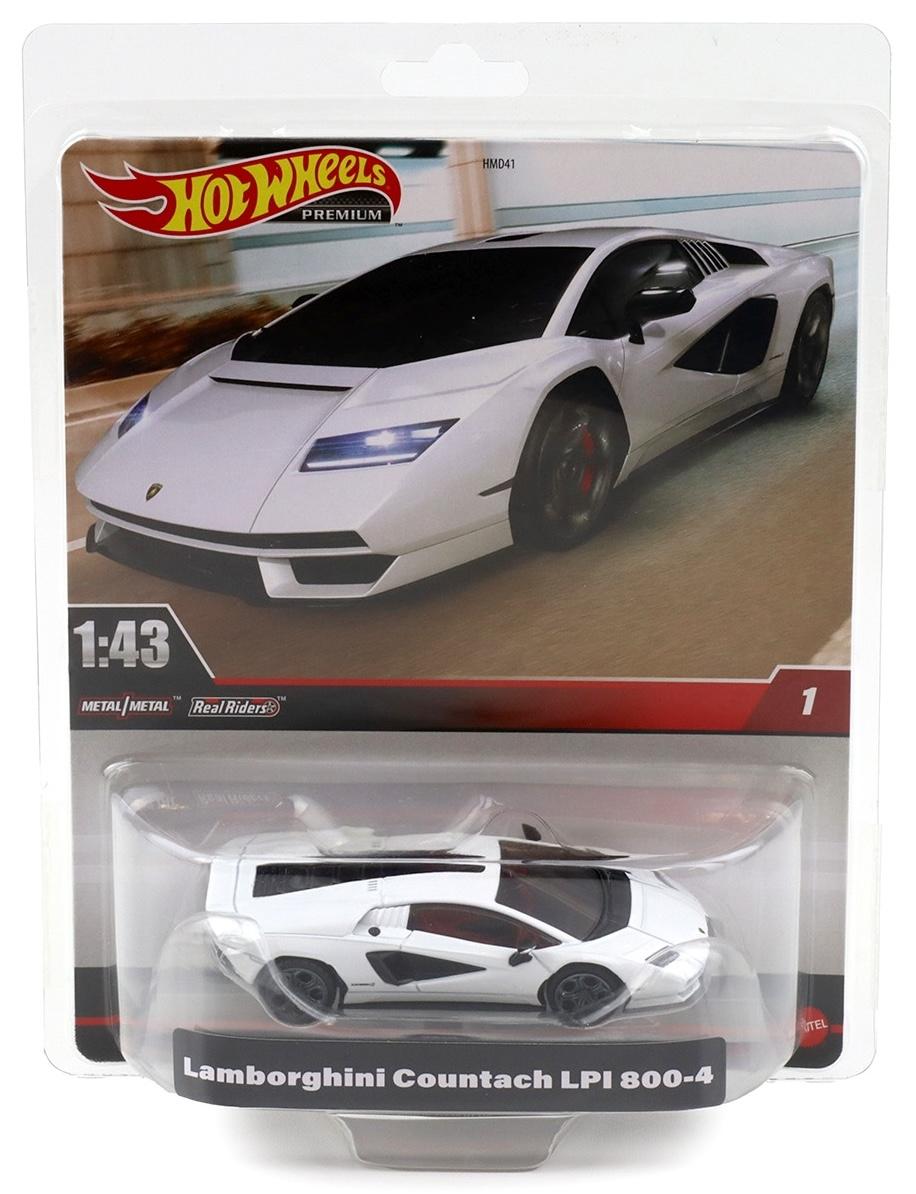 1:43 Hot Wheels Premium 2024 Lamborghini Countach LPI 800-4 white