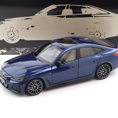 1:18 Minichamps BMW i4 M50 G26 Limousine 2022 blue metallic