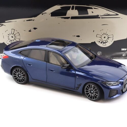 1:18 Minichamps BMW i4 M50 G26 Limousine 2022 blue metallic