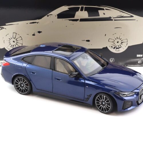 1:18 Minichamps BMW i4 M50 G26 Limousine 2022 blue metallic