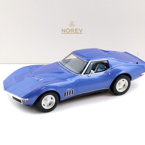 1:18 Norev Chevrolet Corvette C3 Coupe 1969 Le Mans blue metallic