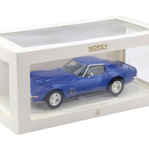 1:18 Norev Chevrolet Corvette C3 Coupe 1969 Le Mans blue metallic