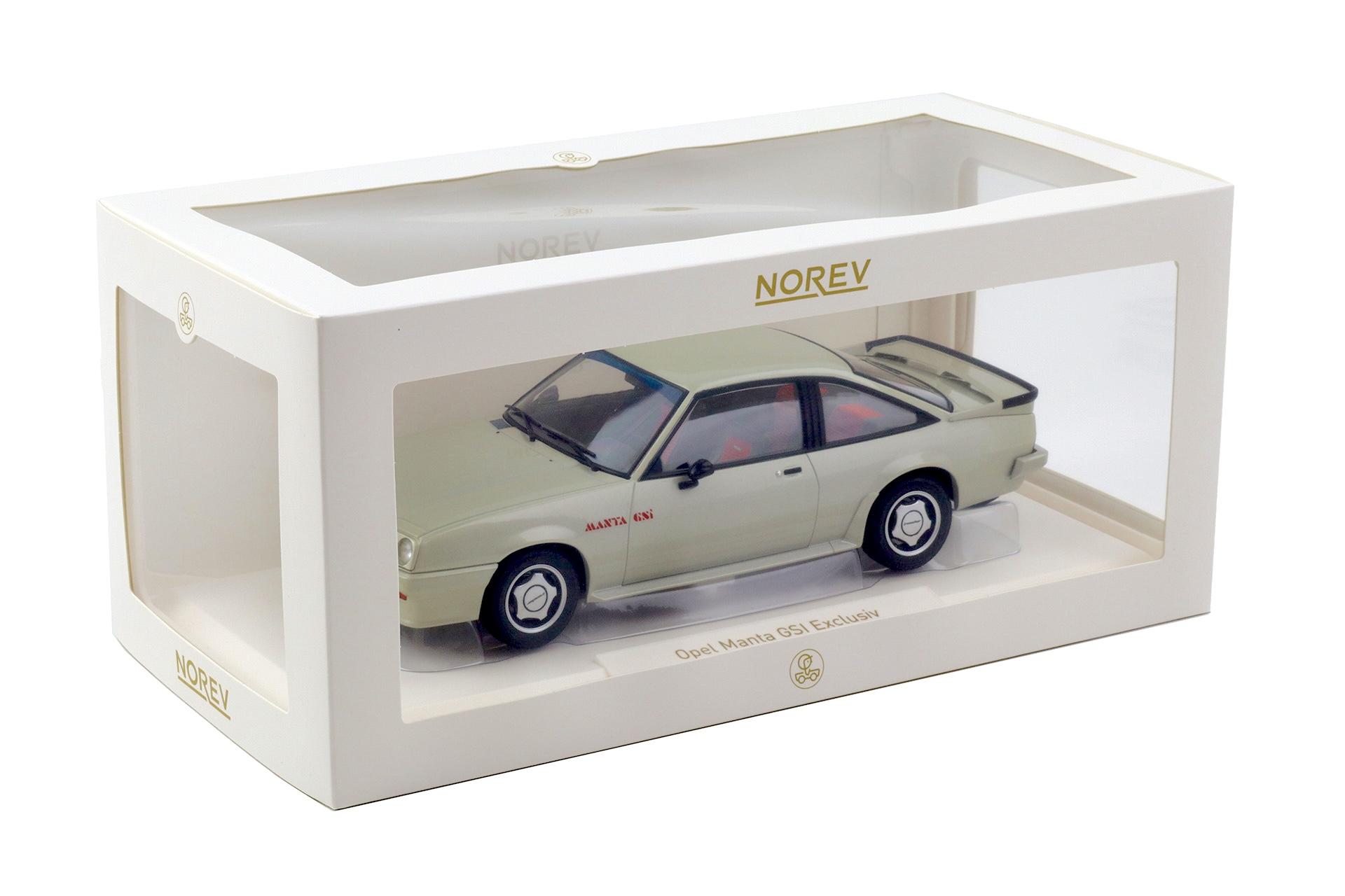 1:18 Norev Opel Manta B GSi Exclusive 1985 Platin metallic