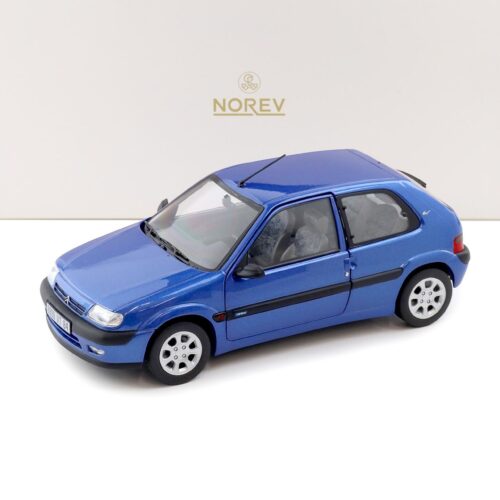 1:18 Norev Citroen Saxo VTS 1996 Poseidon blue metallic