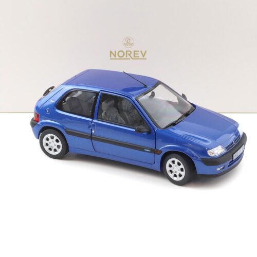 1:18 Norev Citroen Saxo VTS 1996 Poseidon blue metallic