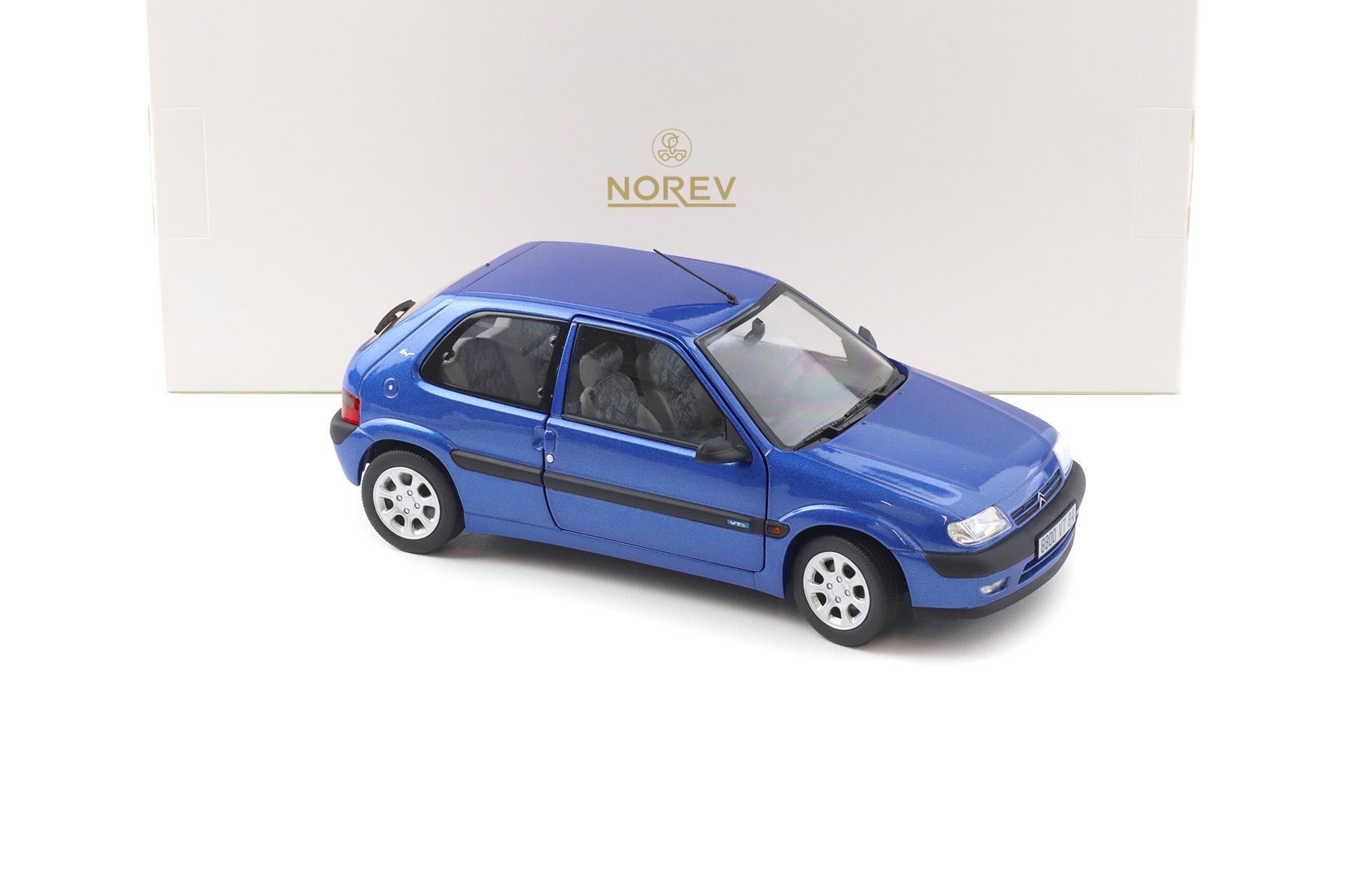 1:18 Norev Citroen Saxo VTS 1996 Poseidon blue metallic