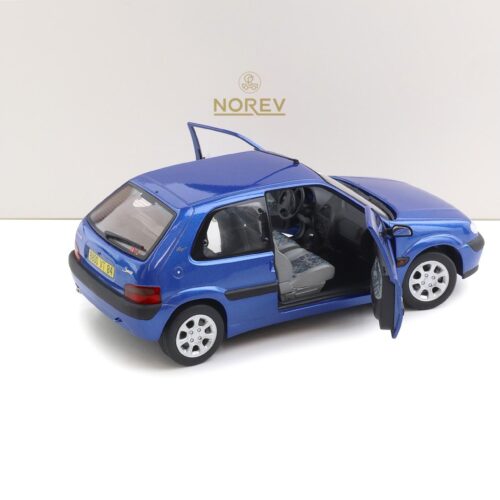 1:18 Norev Citroen Saxo VTS 1996 Poseidon blue metallic