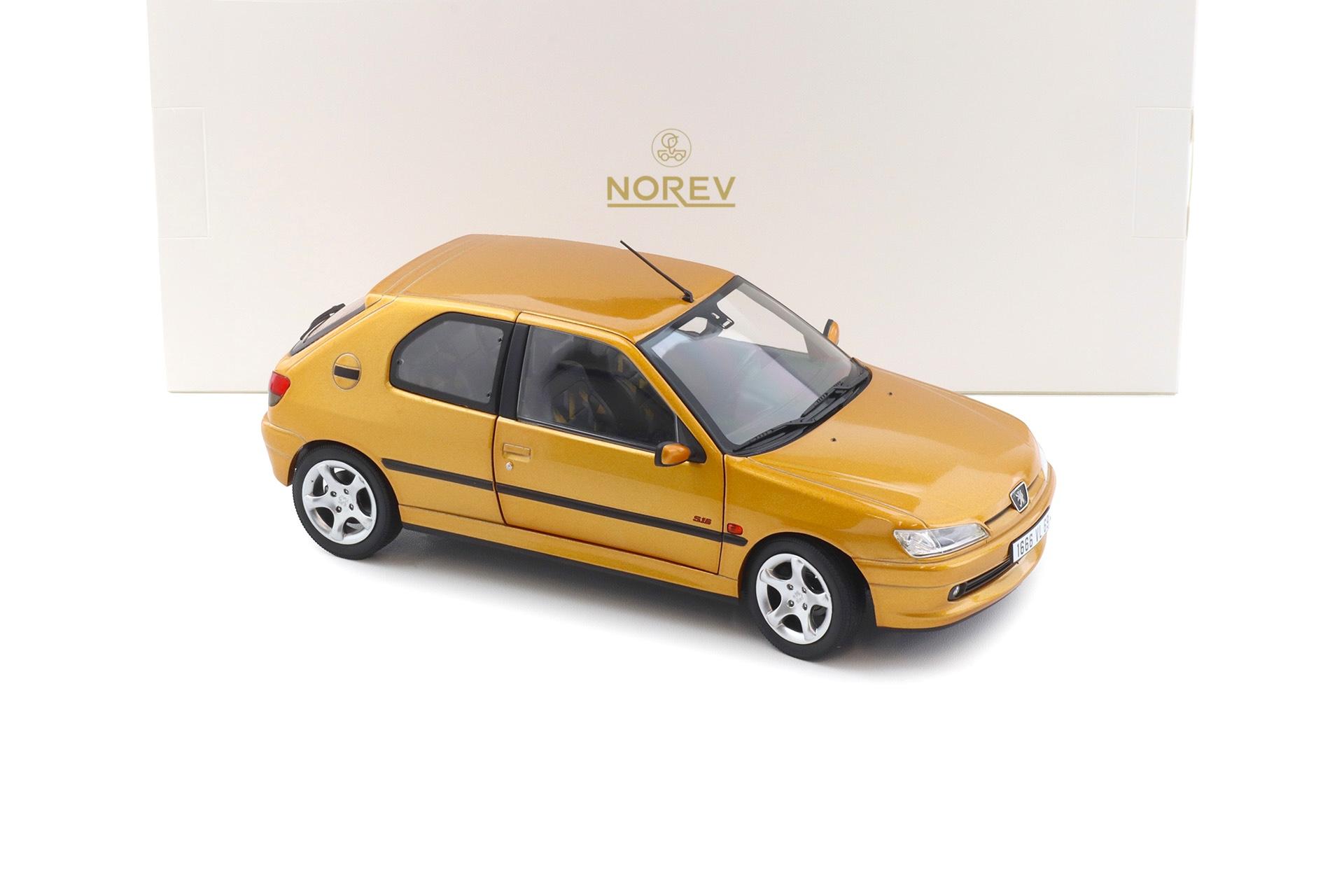 1:18 Norev Peugeot 306 S16 1997 Blaze yellow