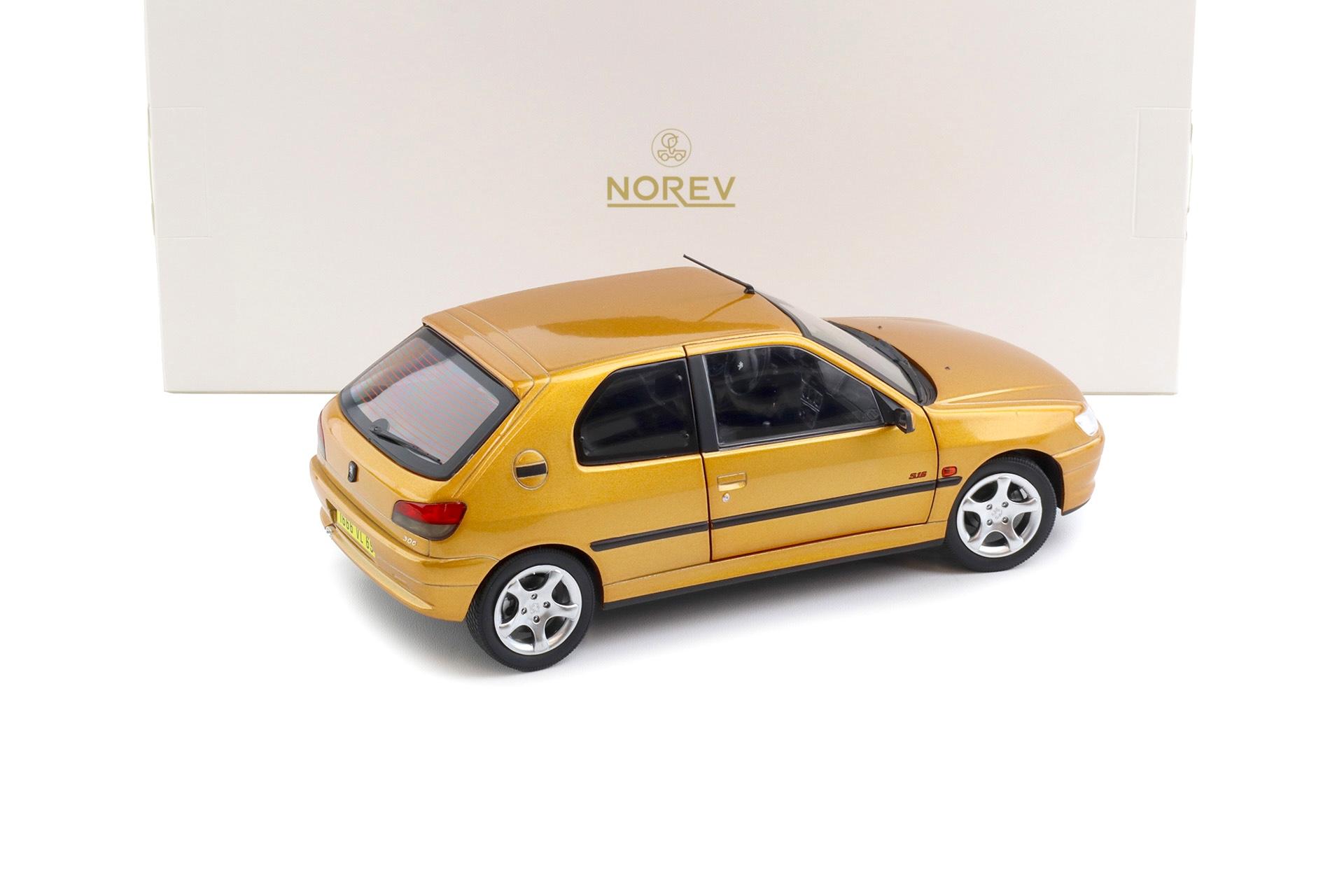 1:18 Norev Peugeot 306 S16 1997 Blaze yellow