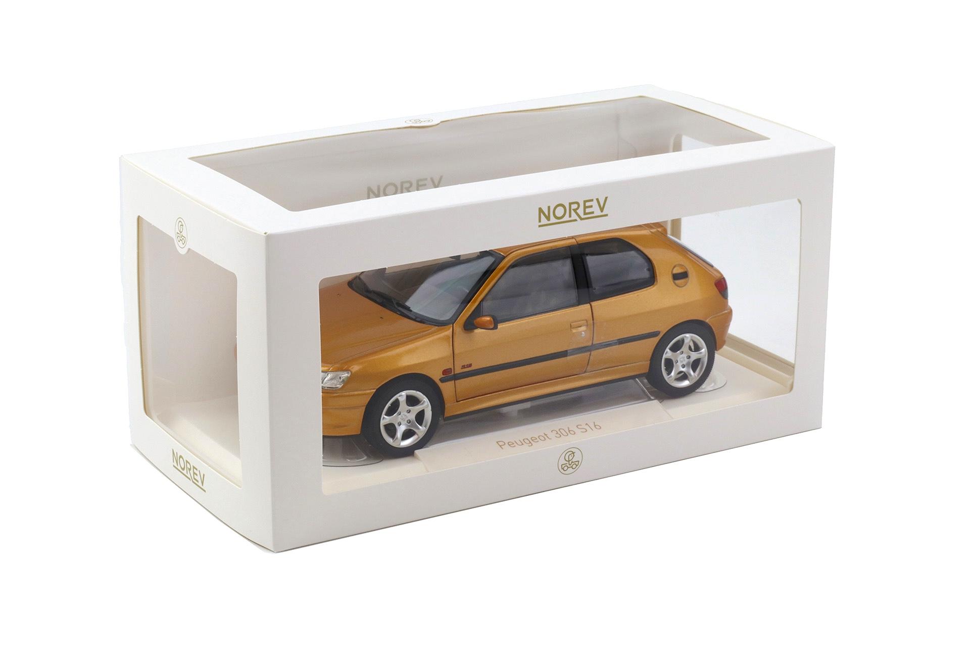 1:18 Norev Peugeot 306 S16 1997 Blaze yellow