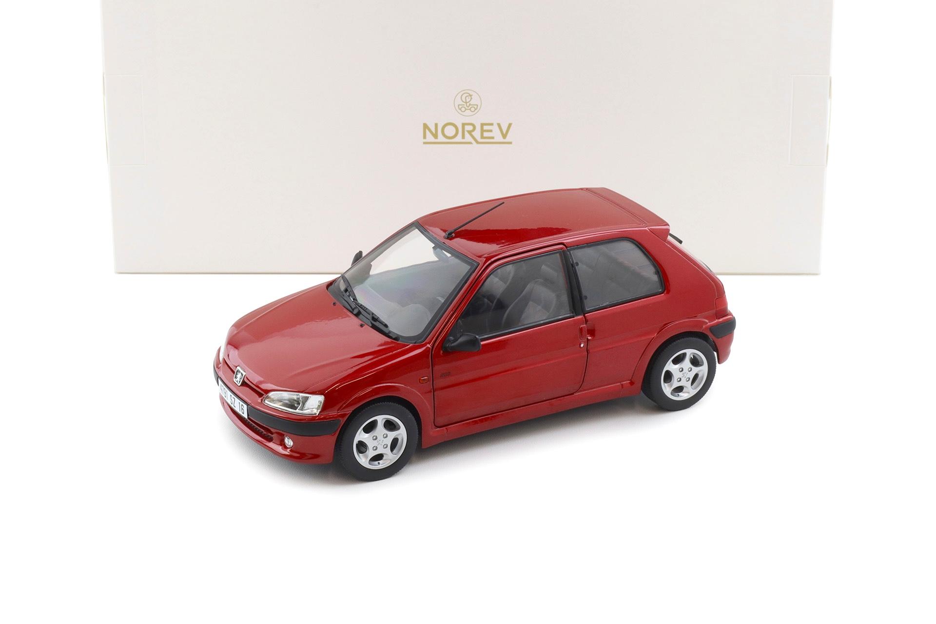 1:18 Norev Peugeot 106 S16 1998 Diablo red