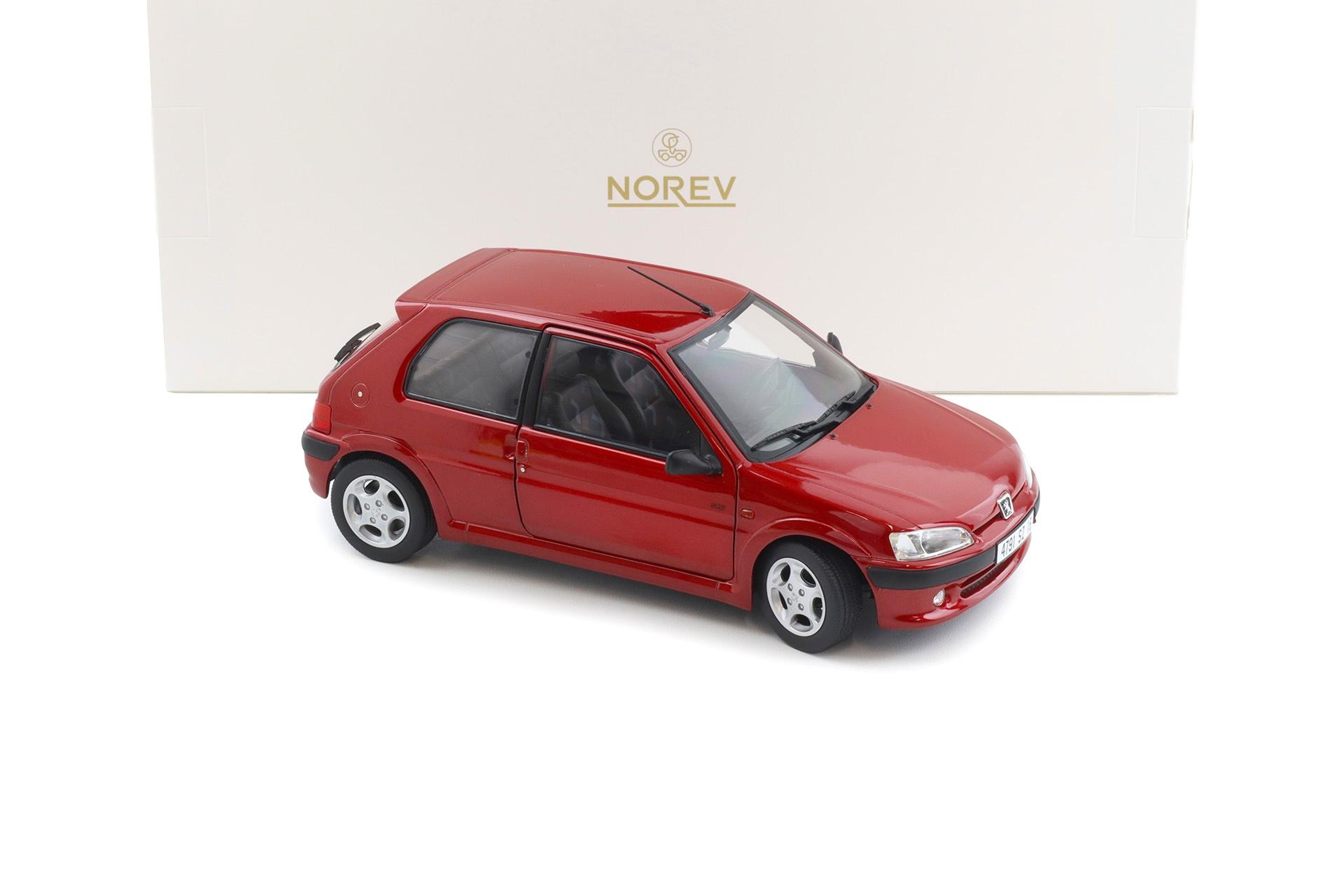 1:18 Norev Peugeot 106 S16 1998 Diablo red