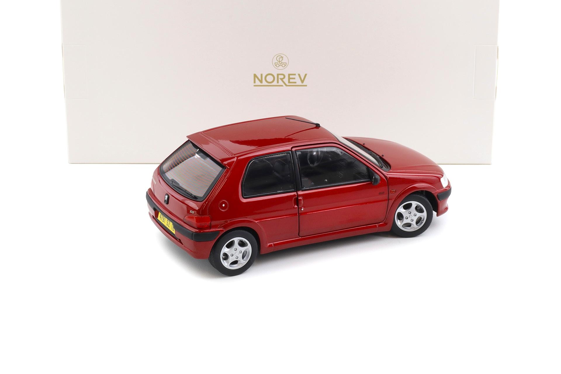 1:18 Norev Peugeot 106 S16 1998 Diablo red