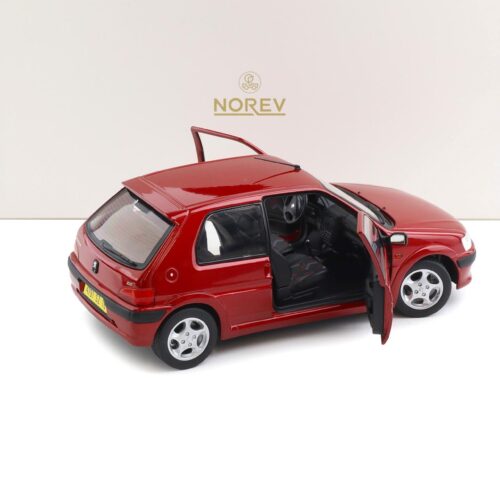 1:18 Norev Peugeot 106 S16 1998 Diablo red