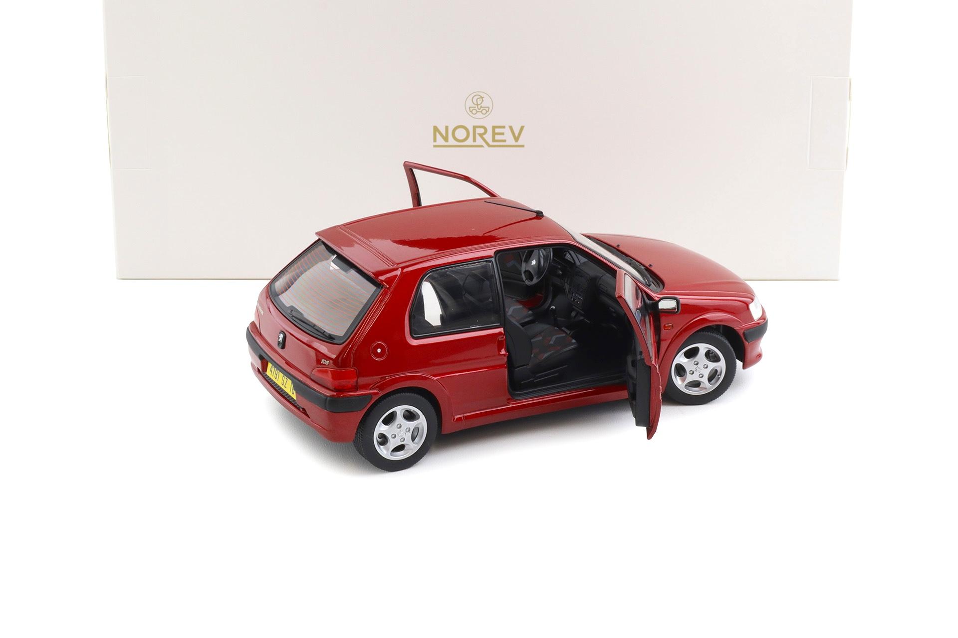 1:18 Norev Peugeot 106 S16 1998 Diablo red