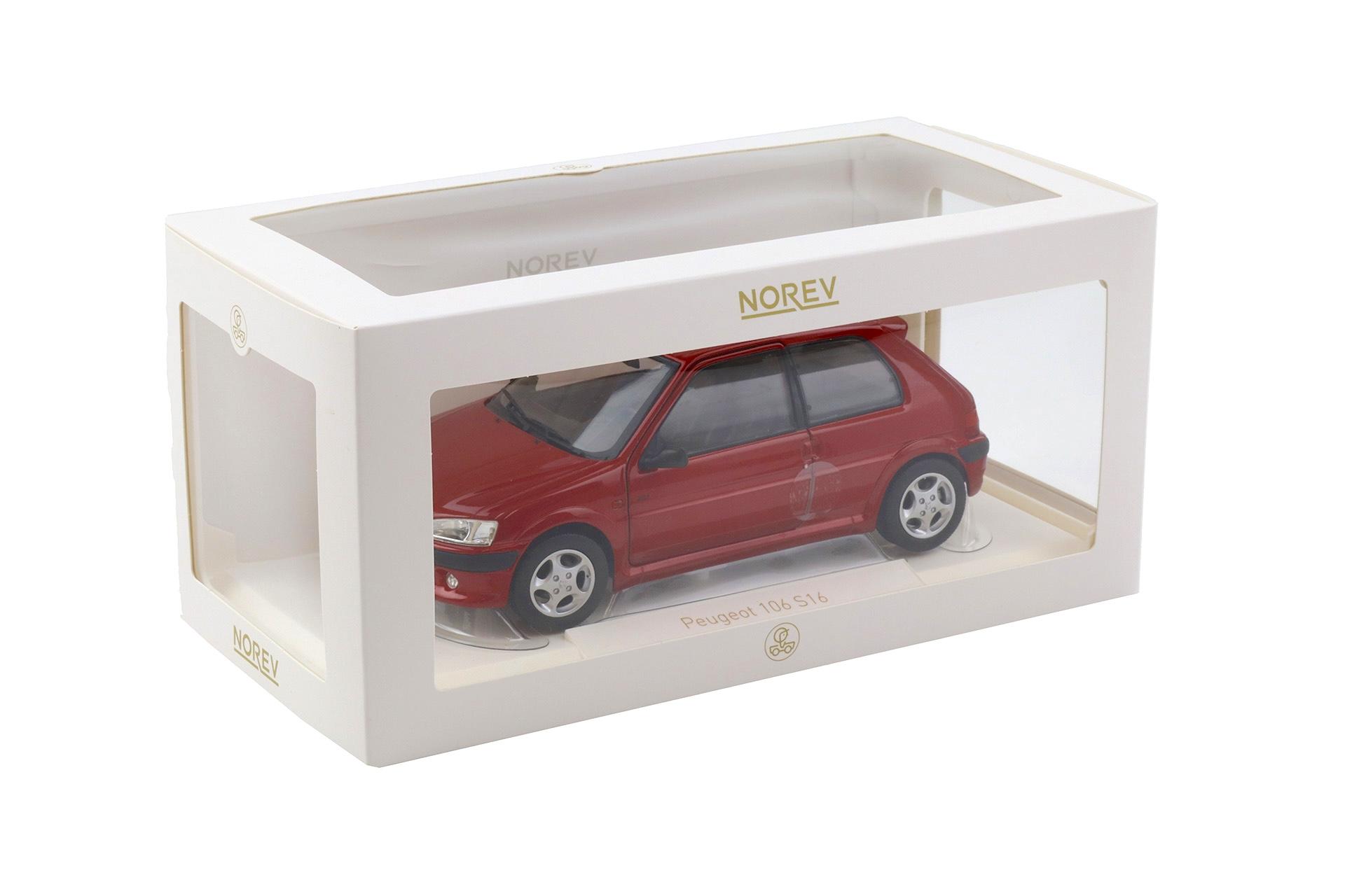 1:18 Norev Peugeot 106 S16 1998 Diablo red