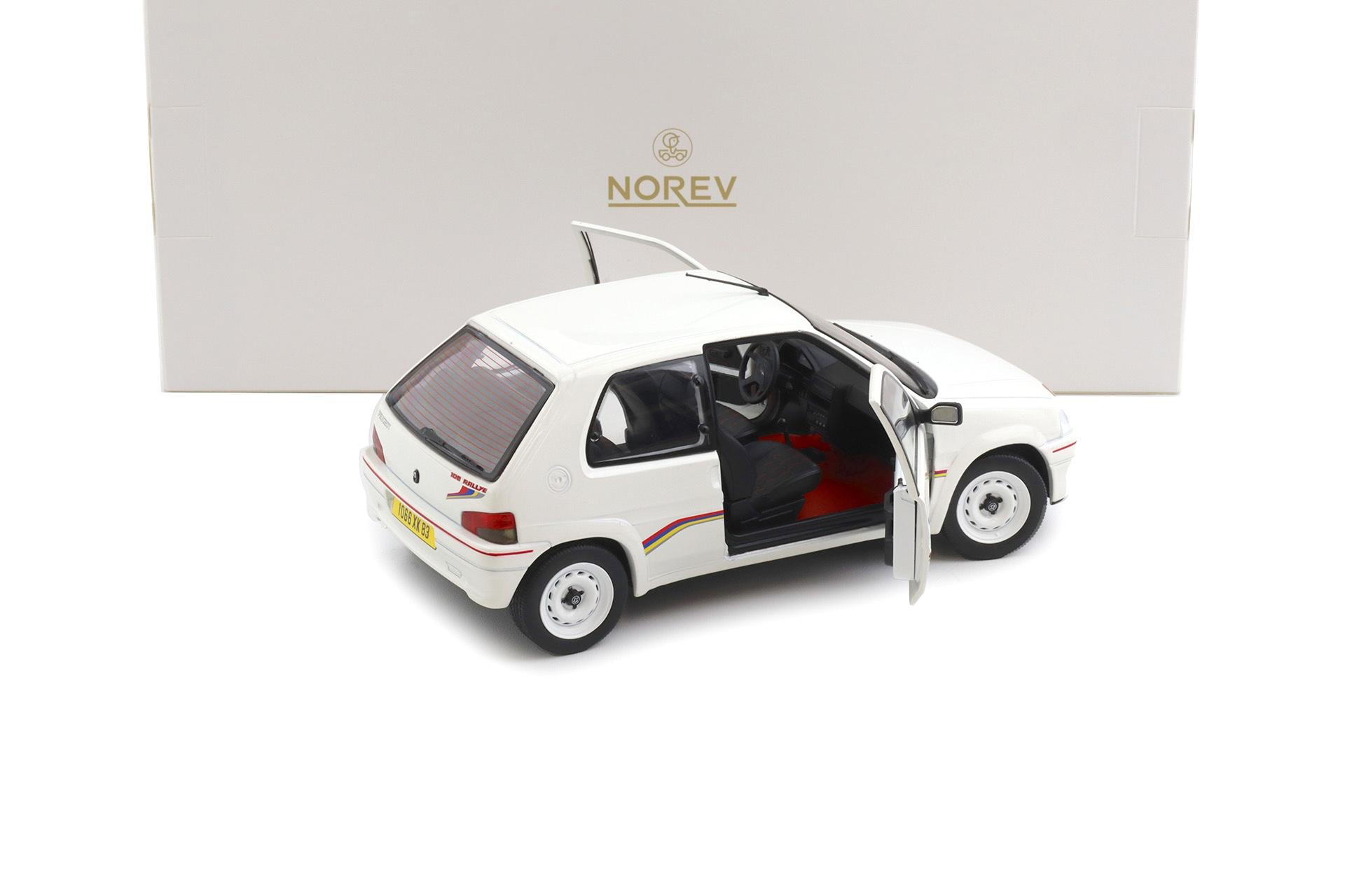 1:18 Norev Peugeot 106 Rallye 1.3 white 1993