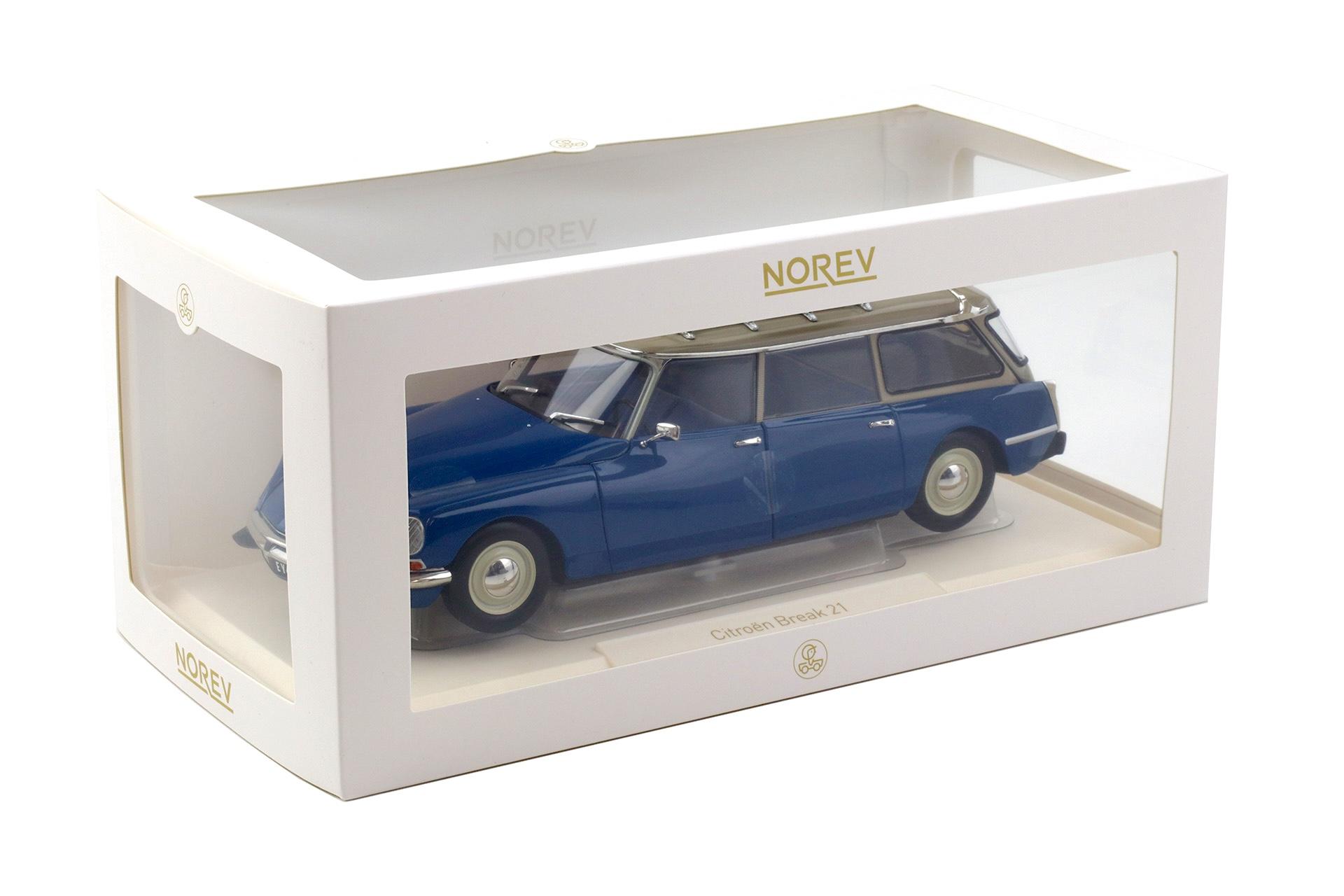 1:18 Norev Citroen Break 21 Danube blue 1970