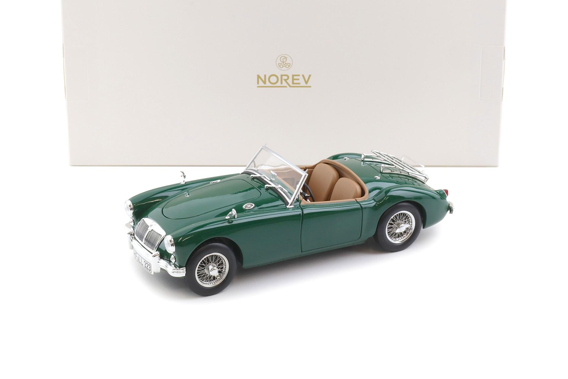 1:18 Norev MGA Roadster 1955 British Racing green