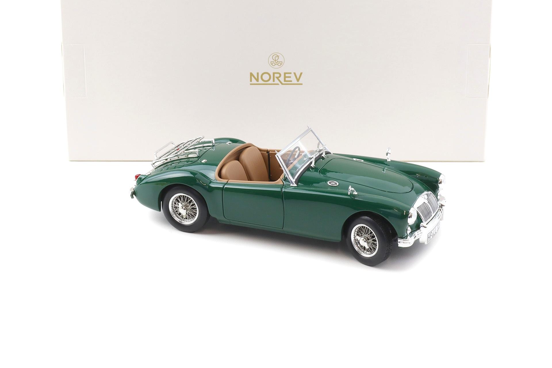 1:18 Norev MGA Roadster 1955 British Racing green