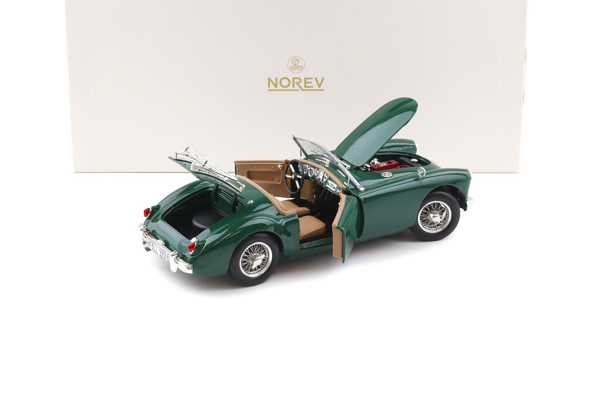 1:18 Norev MGA Roadster 1955 British Racing green