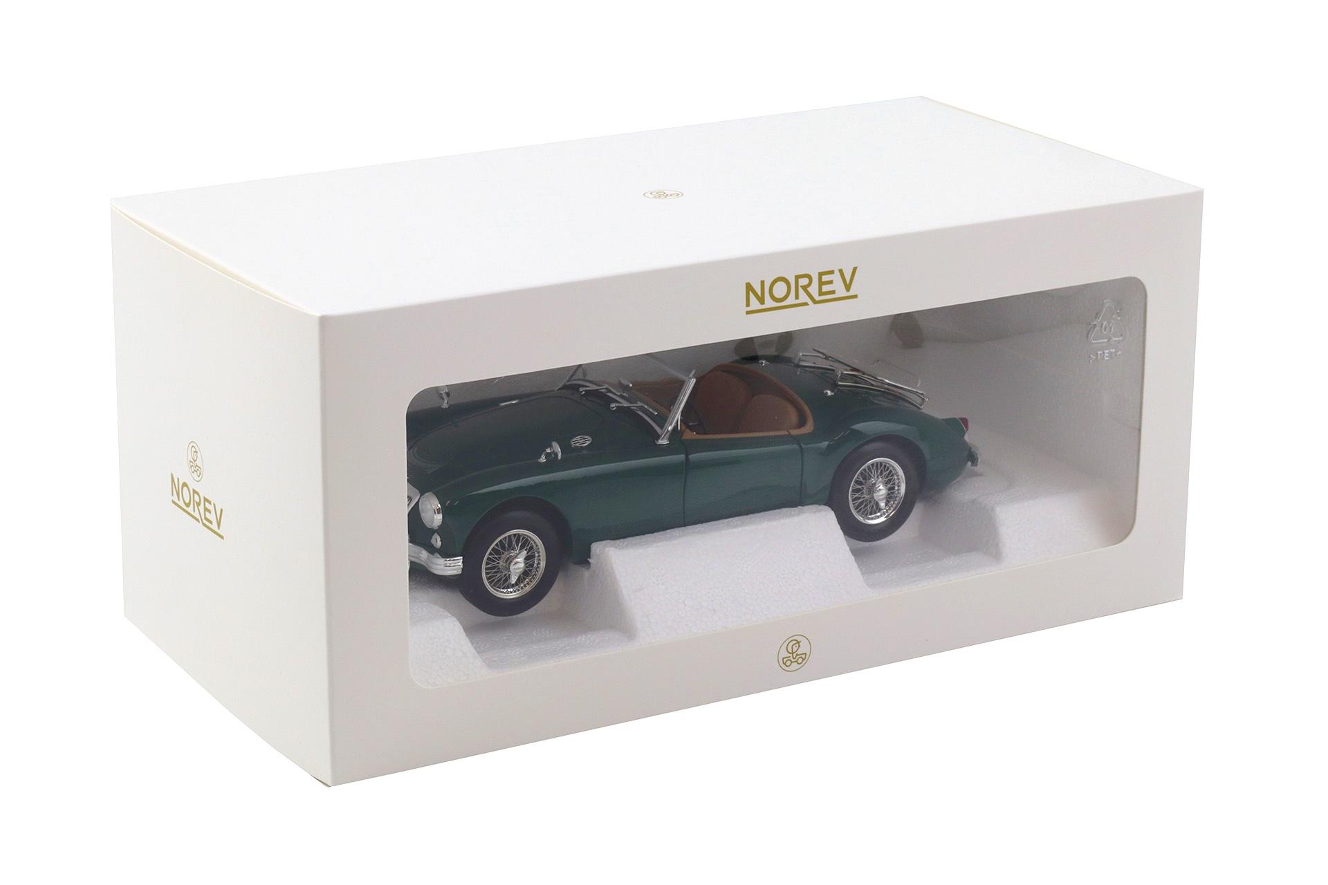 1:18 Norev MGA Roadster 1955 British Racing green