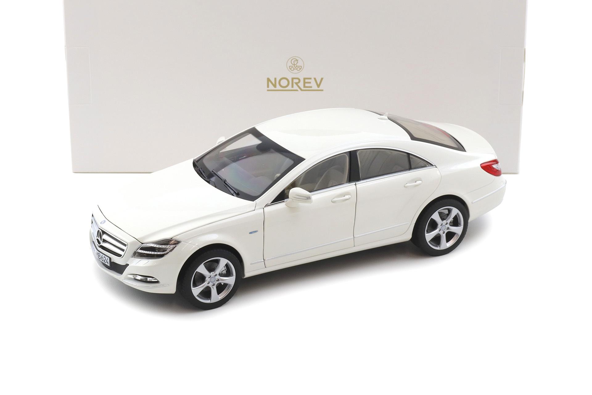 1:18 Norev Mercedes CLS Coupe 2011 Type C218 Diamond white metallic