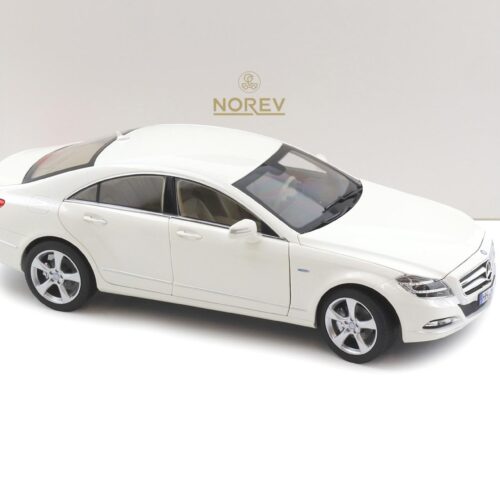 1:18 Norev Mercedes CLS Coupe 2011 Type C218 Diamond white metallic