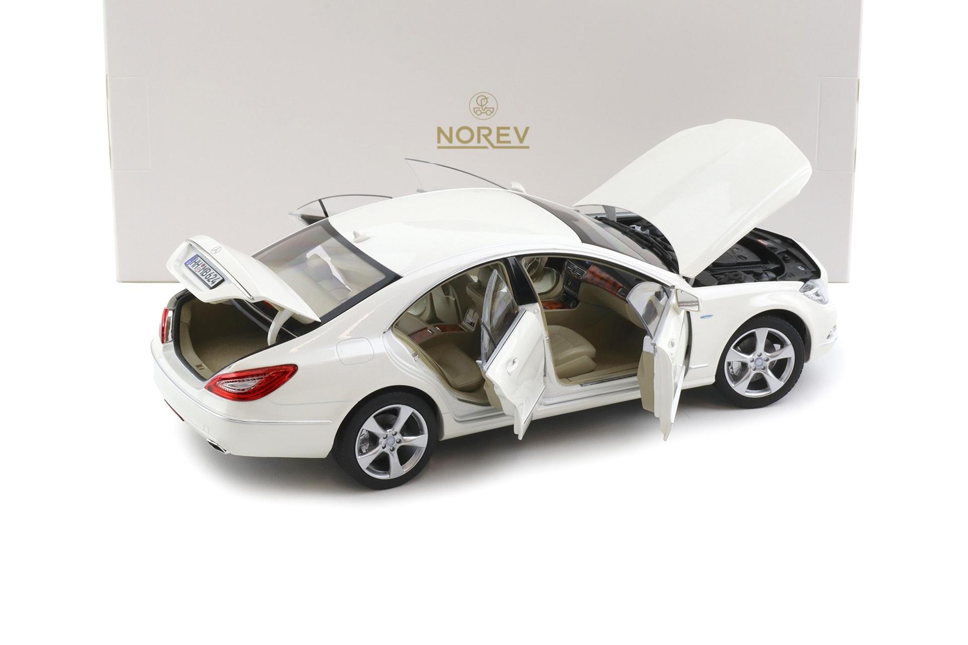1:18 Norev Mercedes CLS Coupe 2011 Type C218 Diamond white metallic