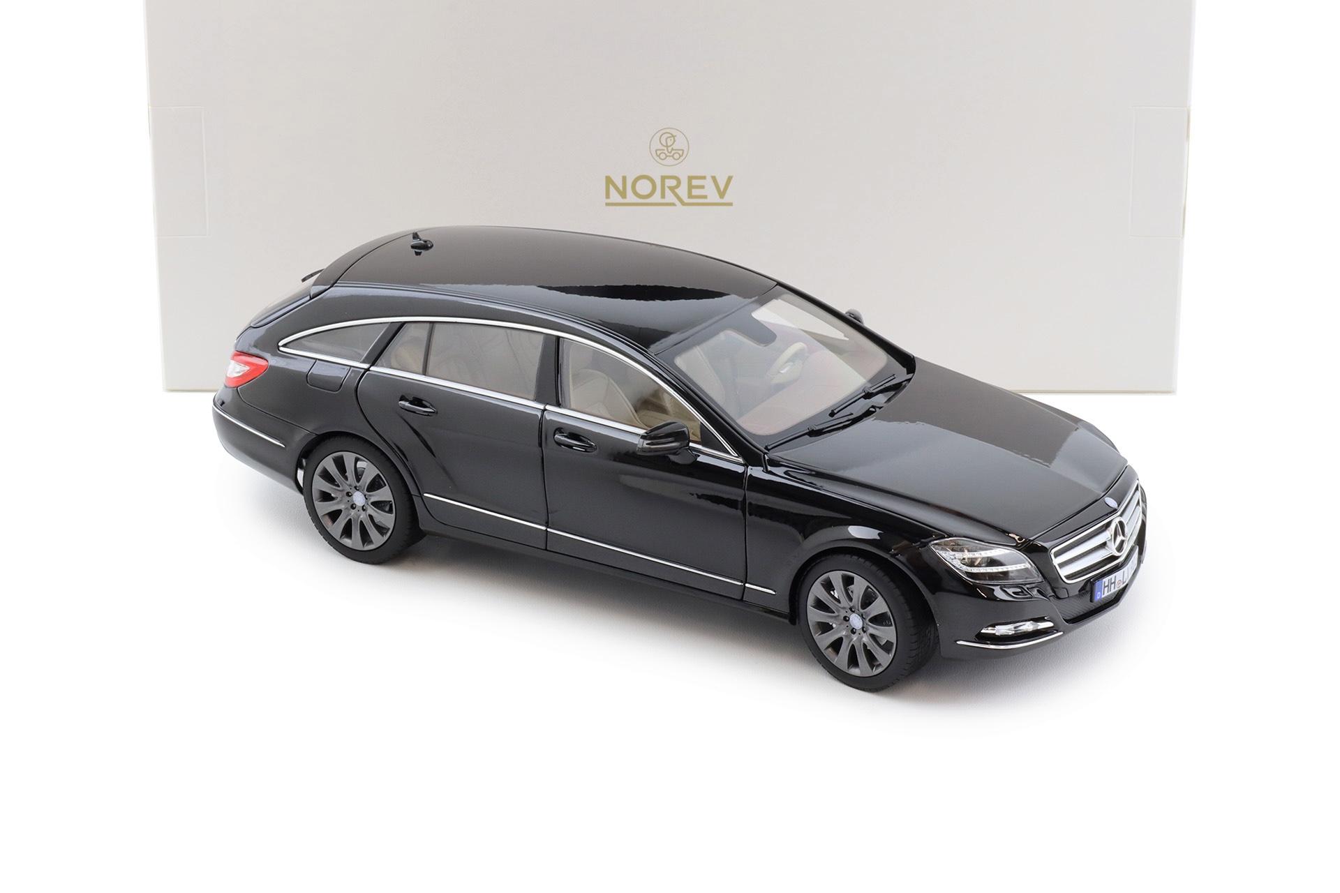 1:18 Norev Mercedes CLS Shooting Brake 2011 Type X218 Obsidian black metallic