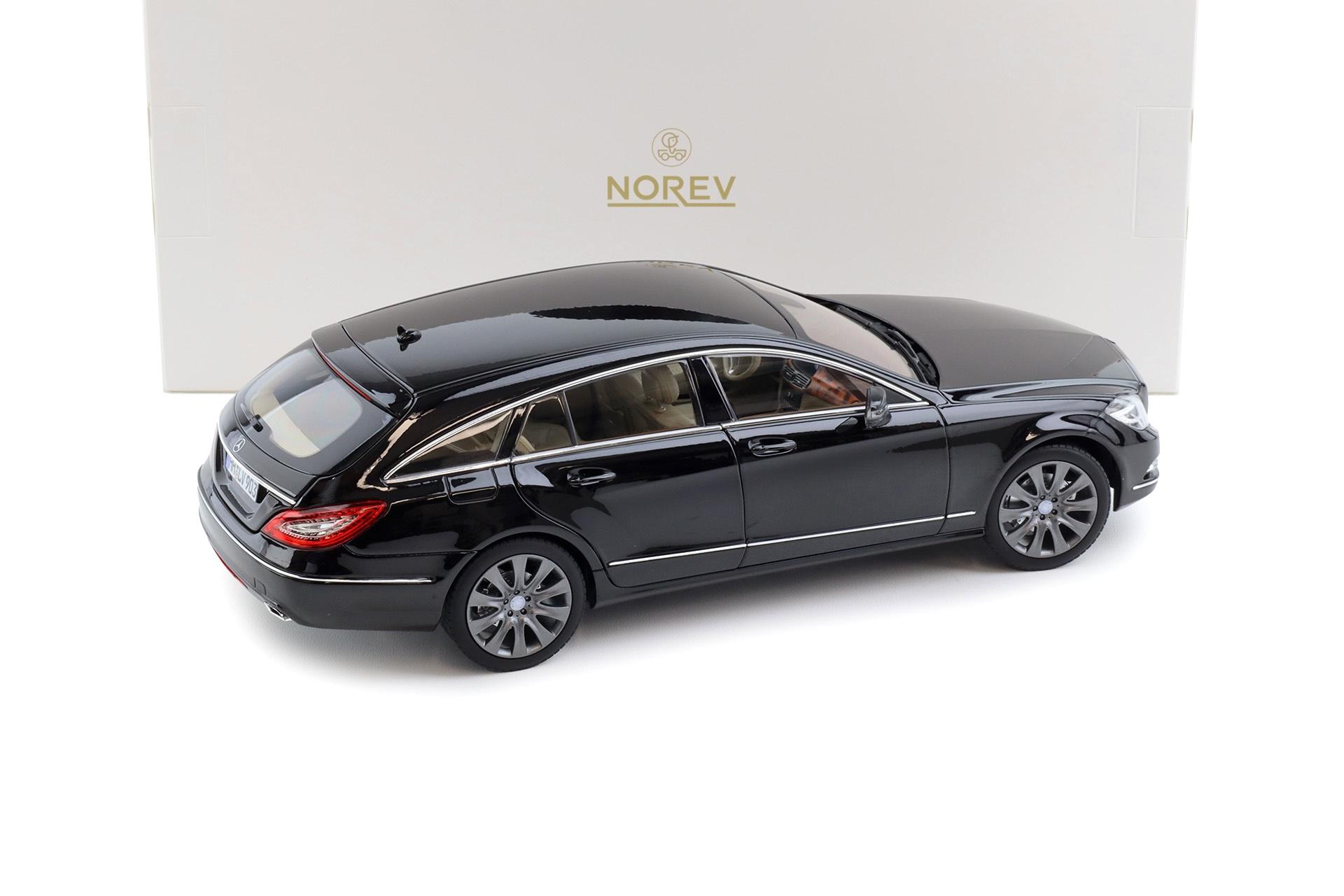 1:18 Norev Mercedes CLS Shooting Brake 2011 Type X218 Obsidian black metallic