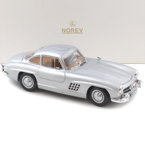 1:18 Norev Mercedes 300 SL Flügeltürer Gullwing 1954 silver/ brown interior
