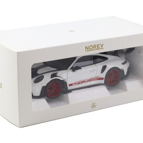 1:18 Norev Porsche 911 992 GT3 RS Weissach Package 2022 white/ Pyro red