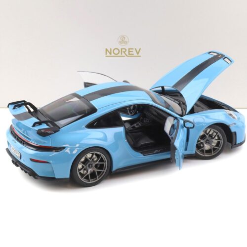 1:18 Norev Porsche 911 992.2 GT3 Weissach Package 2025 Gulf blue