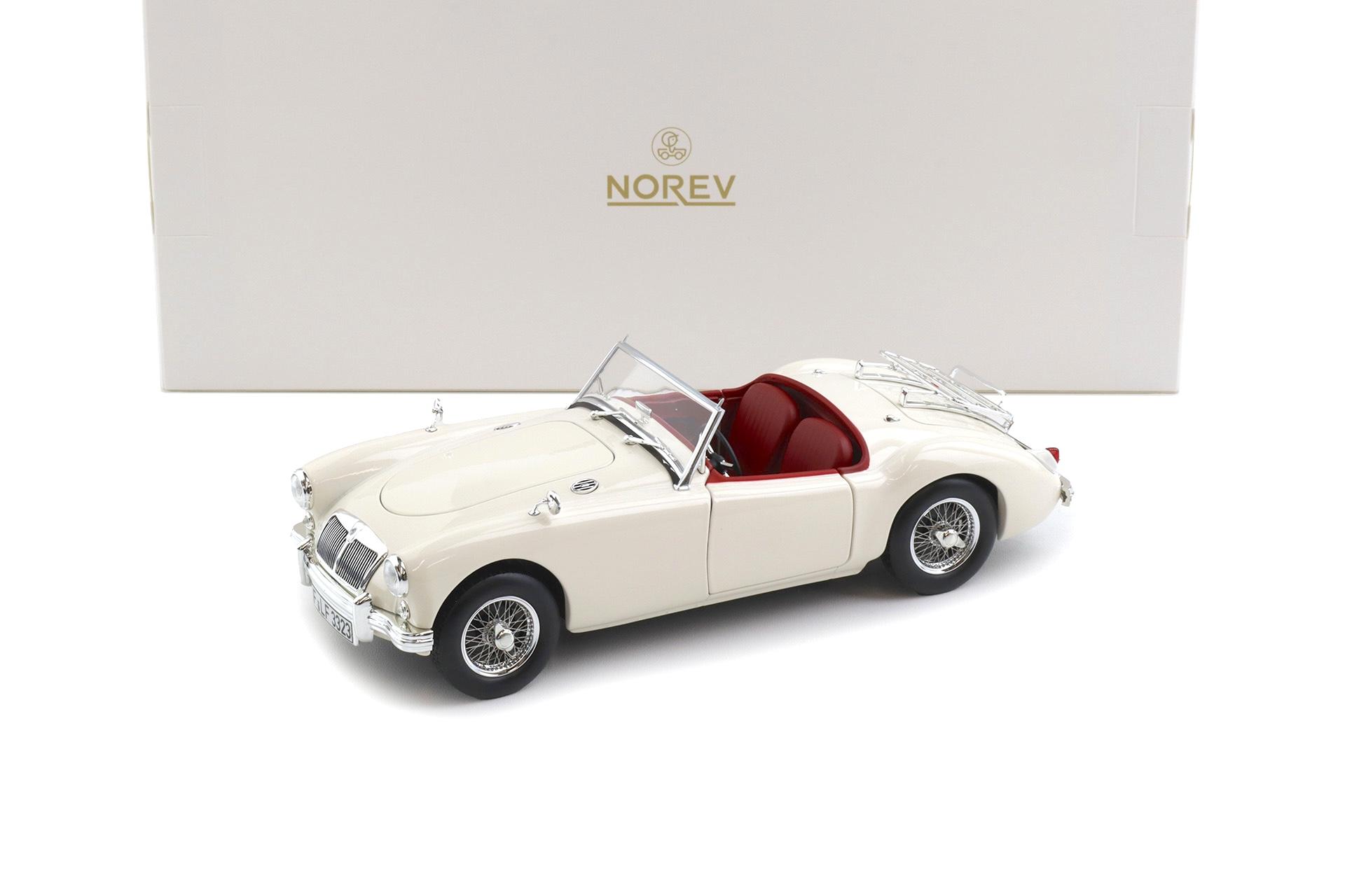 1:18 Norev MGA Roadster 1955 Old English white - Limited 200 pcs.