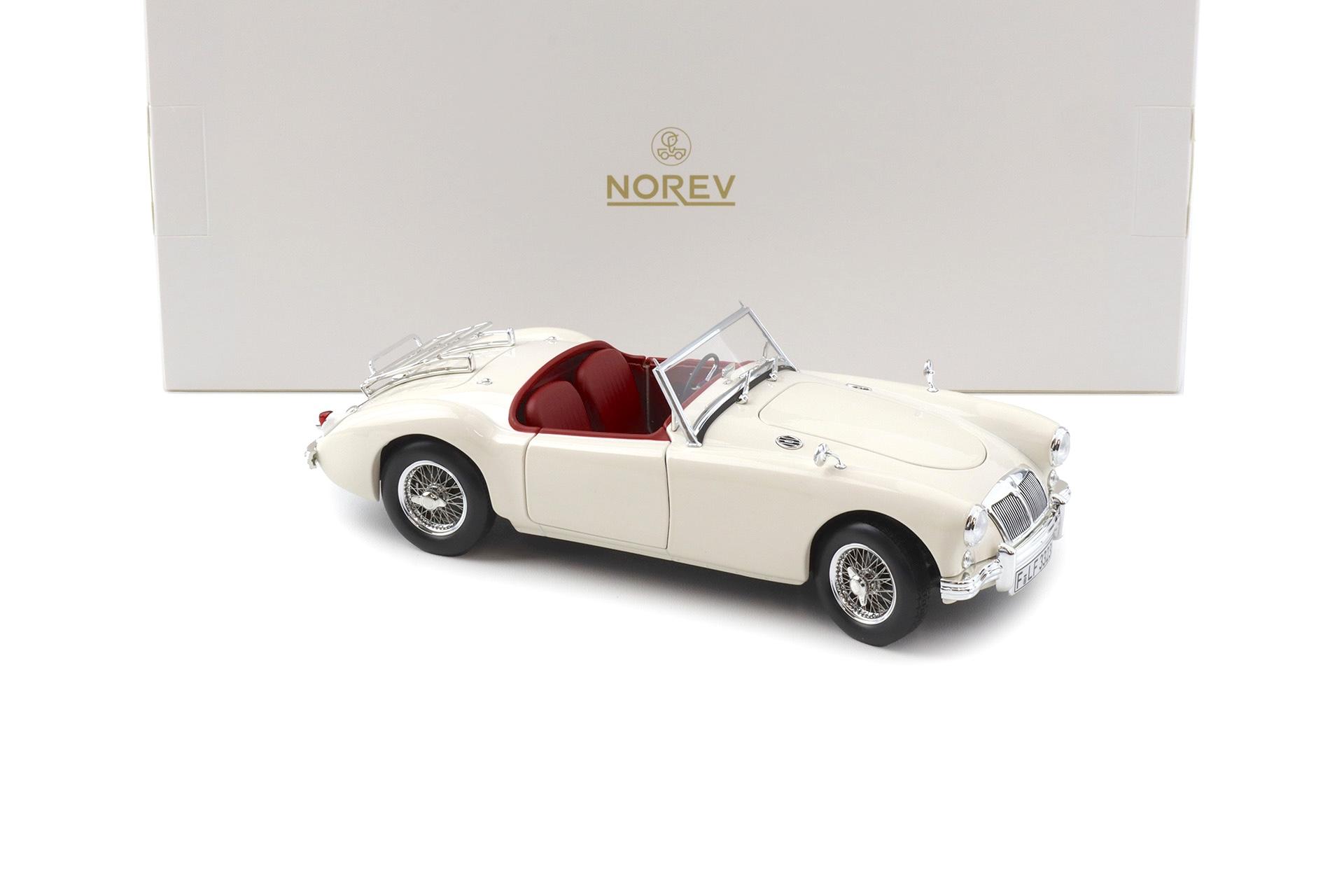 1:18 Norev MGA Roadster 1955 Old English white - Limited 200 pcs.