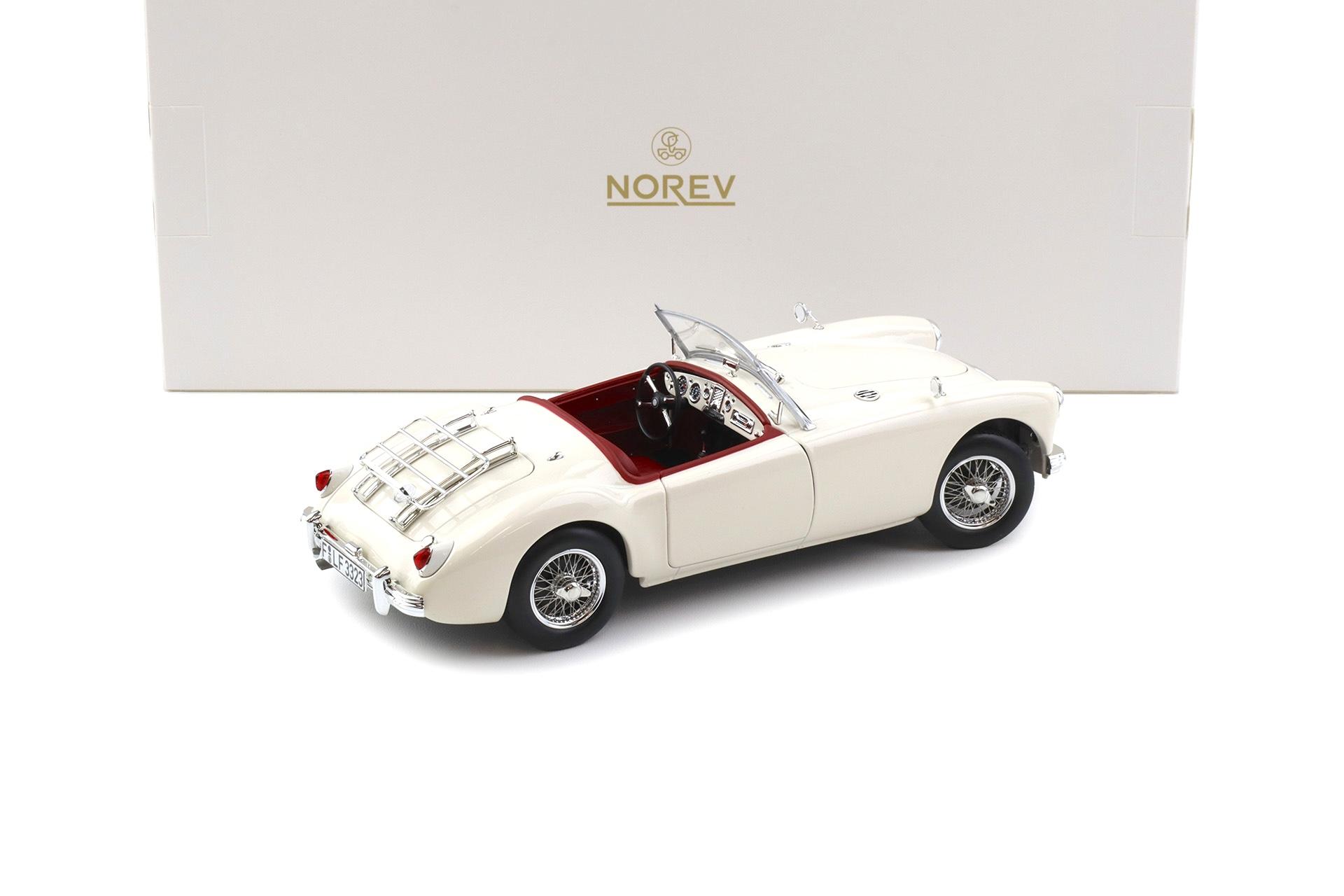 1:18 Norev MGA Roadster 1955 Old English white - Limited 200 pcs.