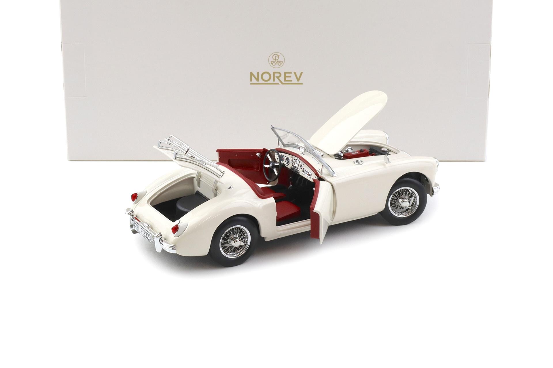 1:18 Norev MGA Roadster 1955 Old English white - Limited 200 pcs.