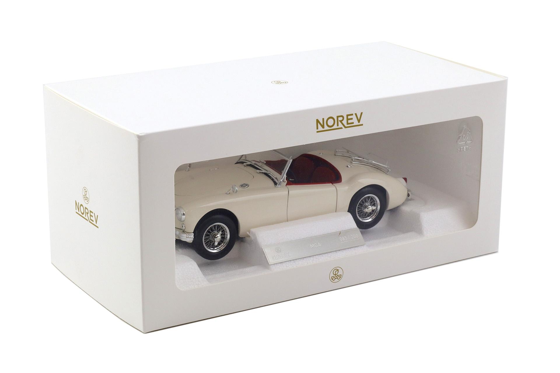 1:18 Norev MGA Roadster 1955 Old English white - Limited 200 pcs.
