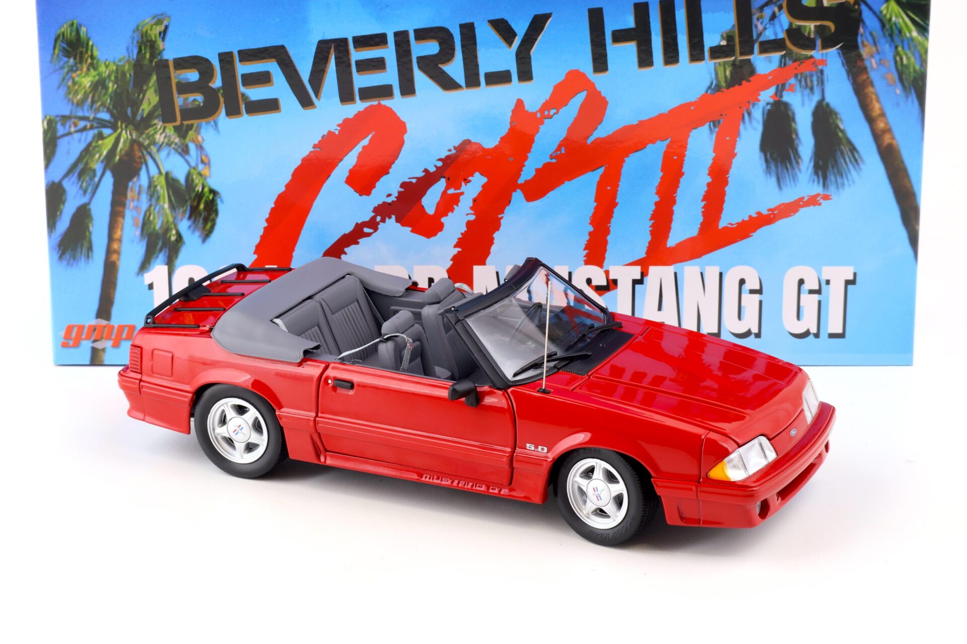 1:18 GMP 1991 Ford Mustang GT Convertible red Beverly Hills Cop III Axel Foley