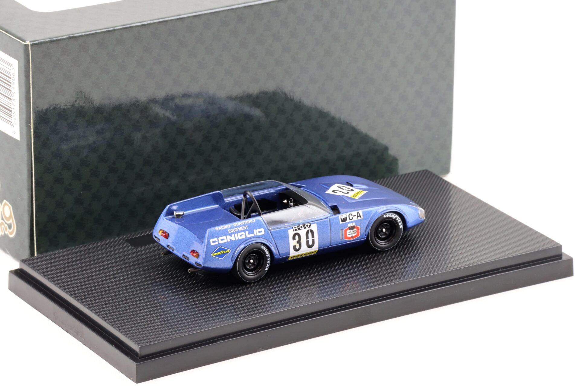 1:43 Ebbro RQ Coniglio #30 Debut Race blue