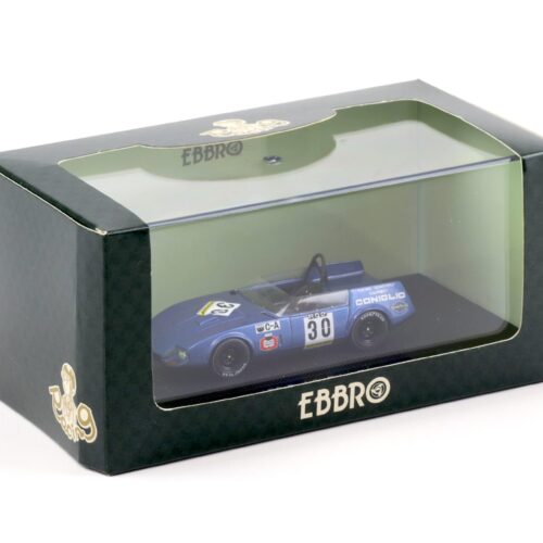 1:43 Ebbro RQ Coniglio #30 Debut Race blue