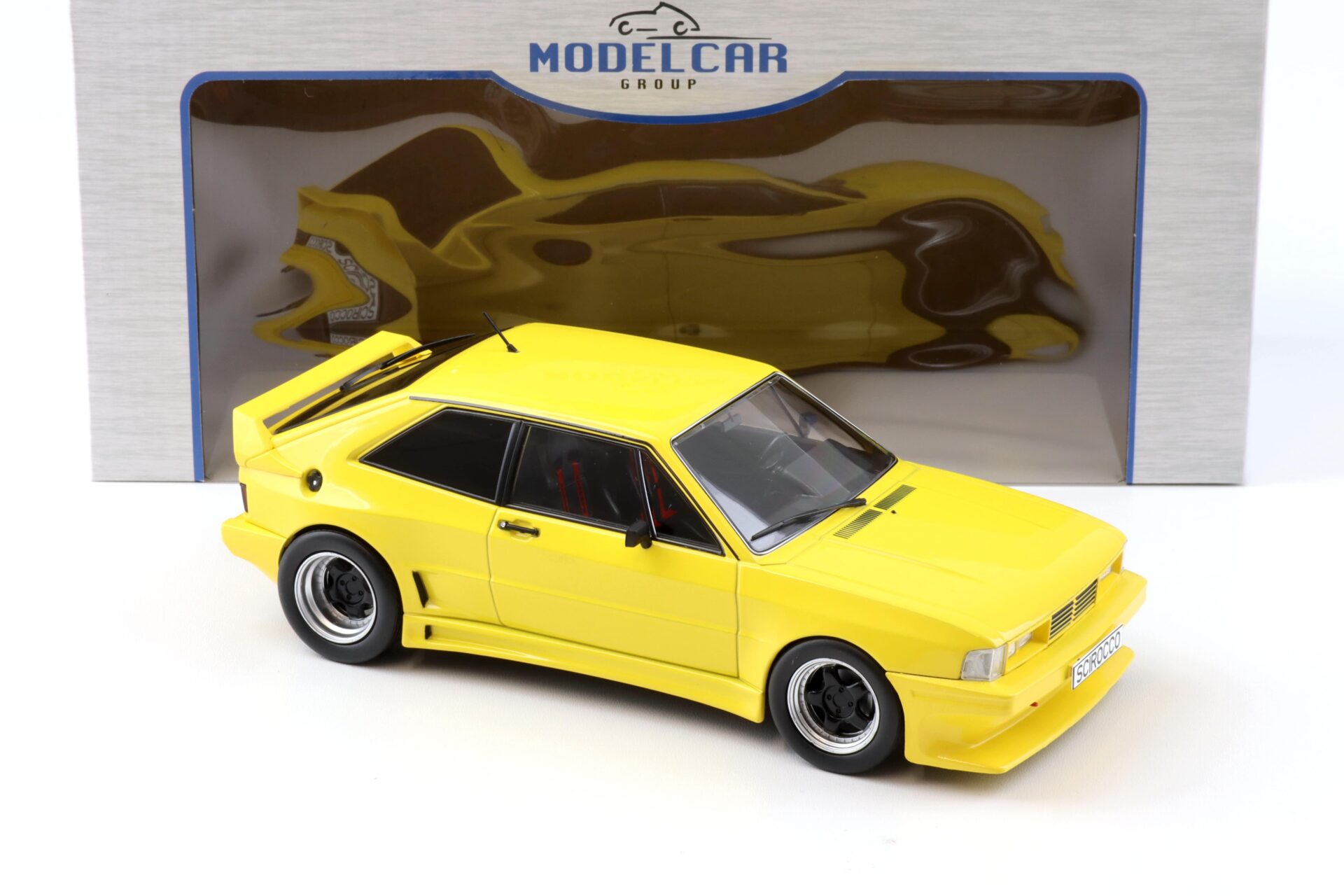 1:18 MCG VW Volkswagen Scirocco Rieger GTO 1980 yellow