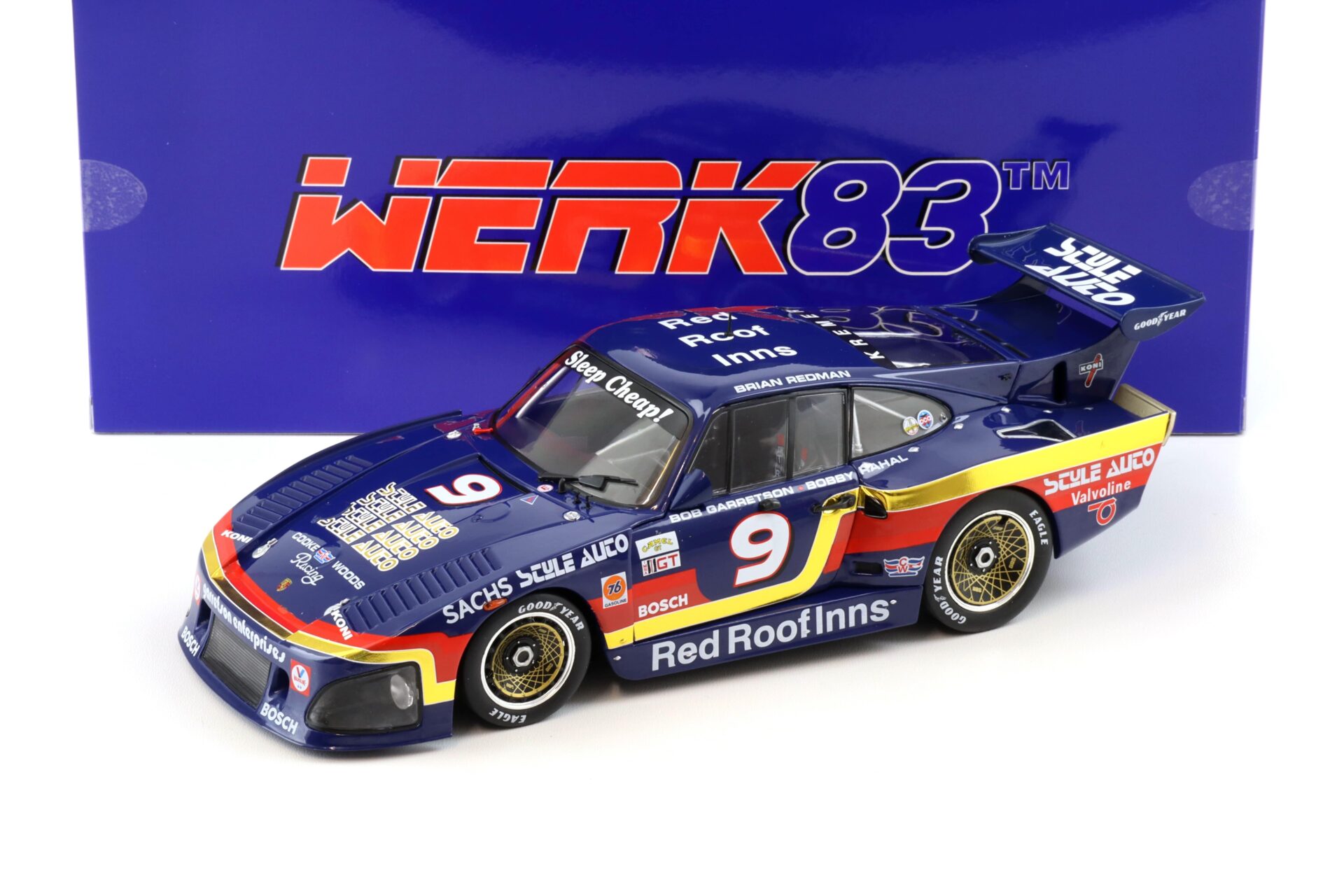1:18 WERK83 Porsche 935 K3/80 #9 Winner 24h Daytona 1981 Garretson Racing