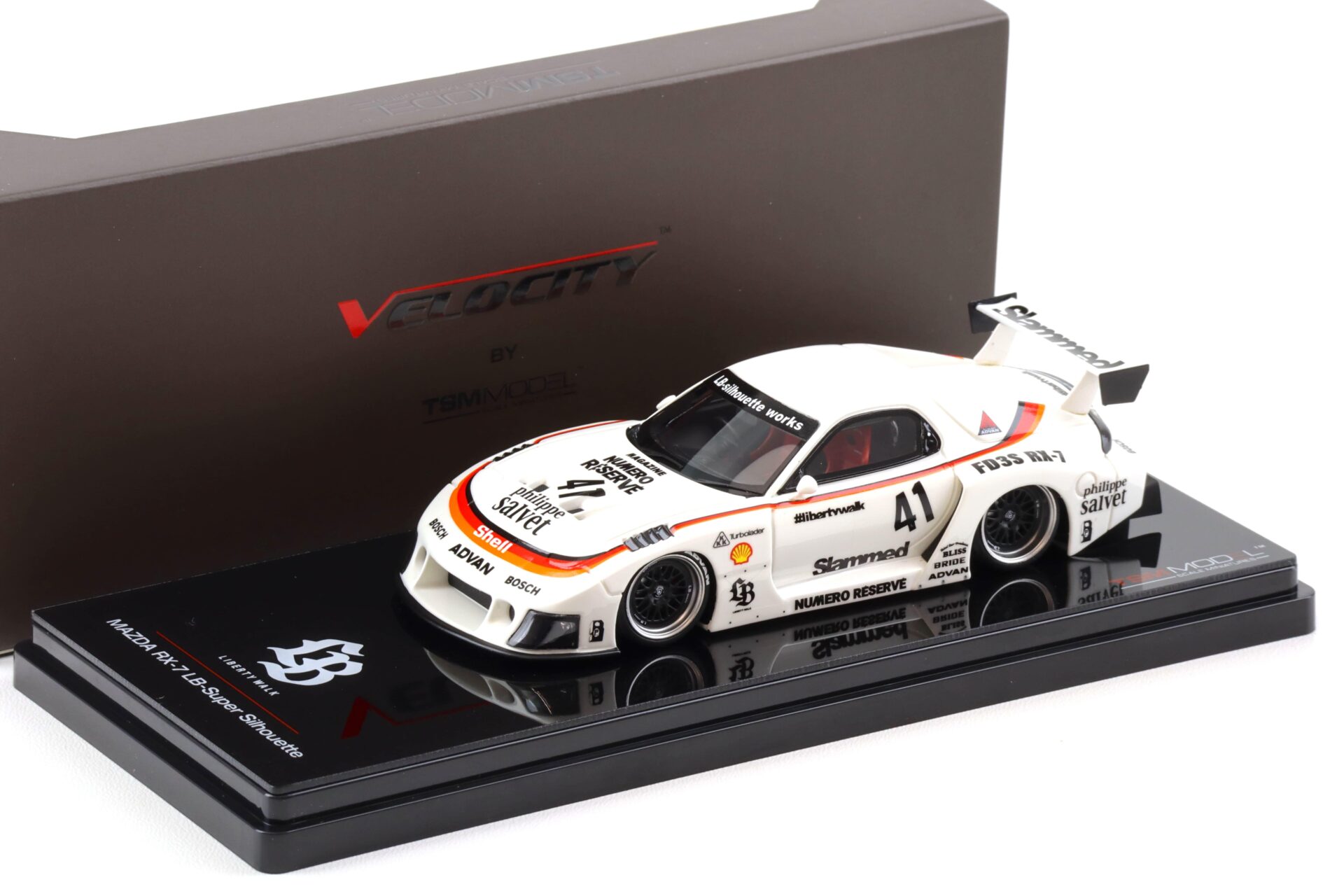 1:43 TSM Model Mazda RX-7 LB-Super Silhouette #41 Numero Reserve TSMV0020