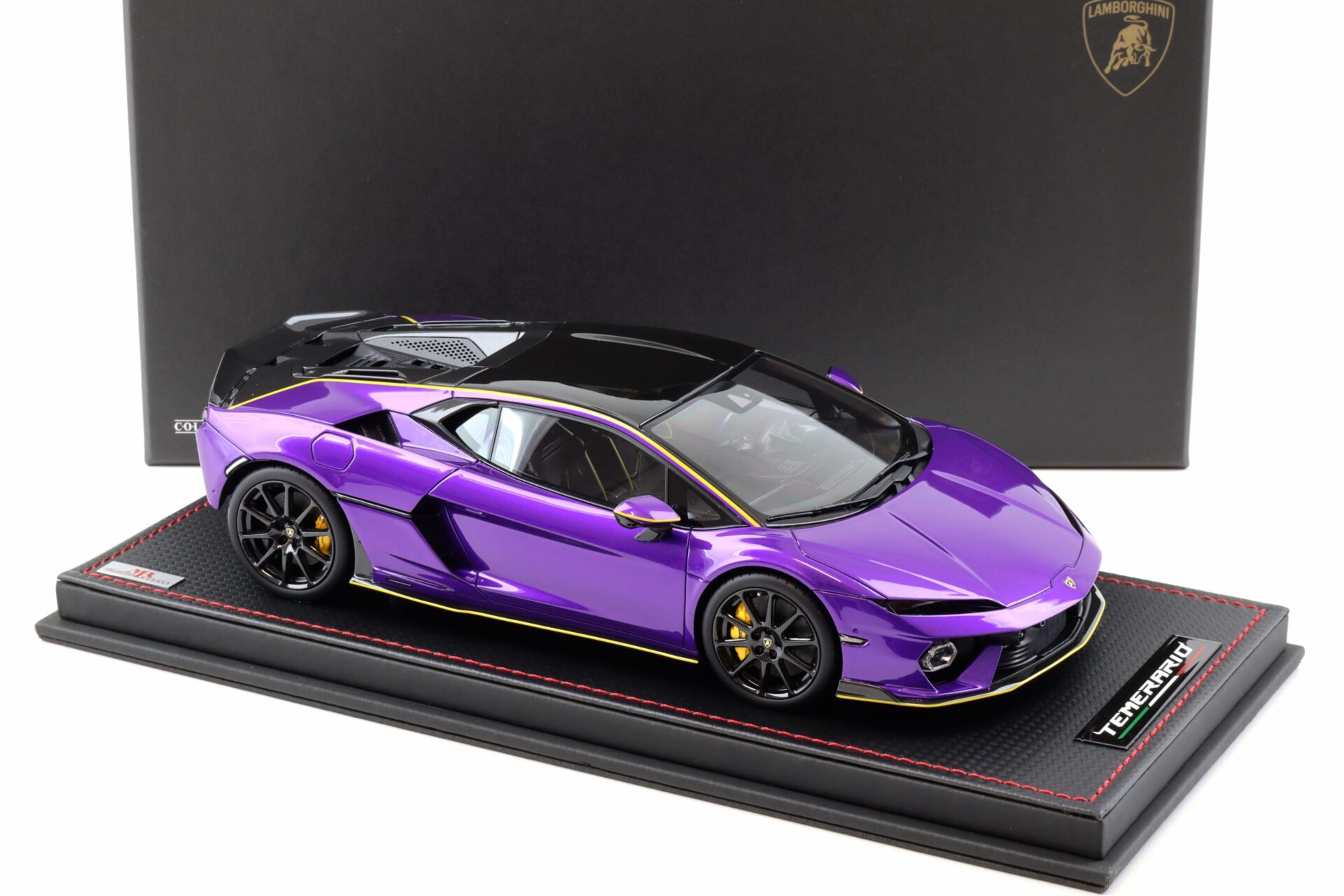 1:18 MR Collection Lamborghini Temerario Allege Package Viola Pasifae - Limited 99 pcs.